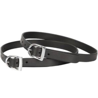 Harry's Horse  Black Leather spur Straps