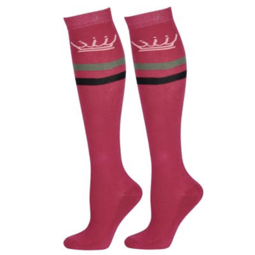 Harry's Horse Crown Long Riding Socks - baton rogue small