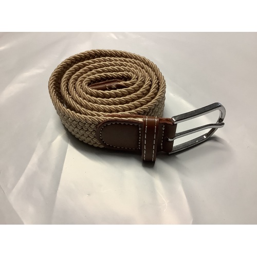 Ecotak Stretchy Webbing Belt - Beige