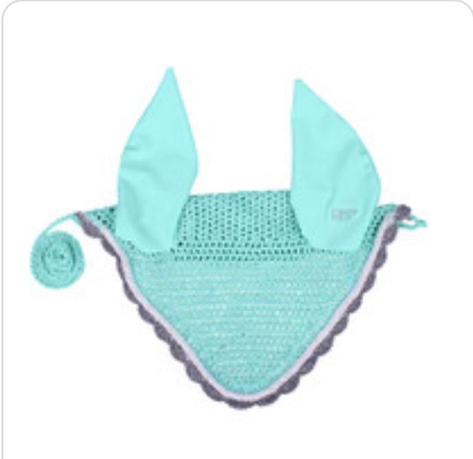 QHP colour ear bonnet - Ice Green Full