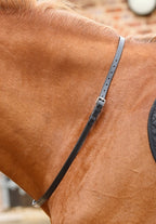 Premier Equine Altino Leather Neck Strap - Dark Brown