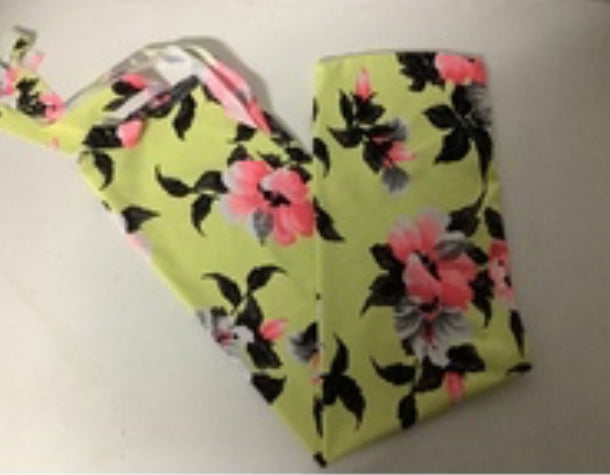 Ecotak Lycra Rugless Tail Bag - Yellow Hibiscus Small Pony