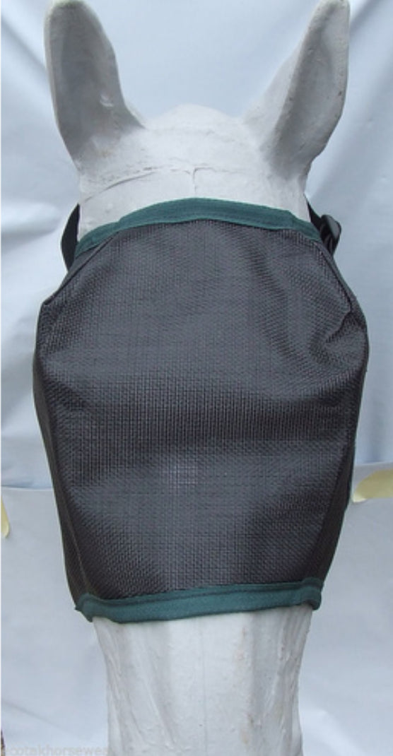 Ecotak fly mask/veil - Bottle Green