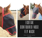 Ecotak Fly Mask/Veil with Contoured Nose Fla