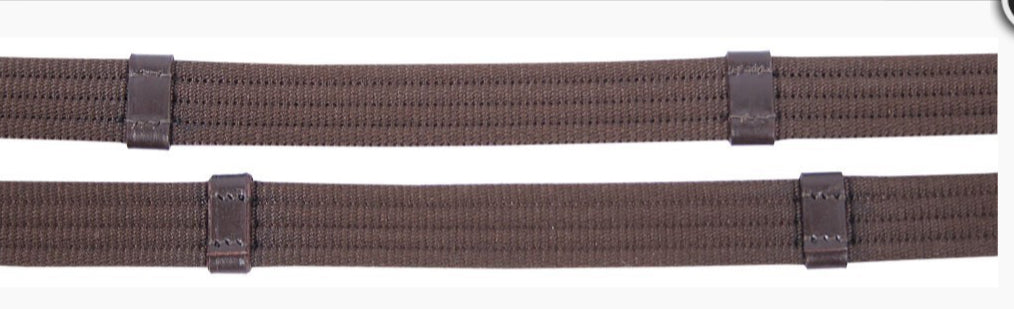 Harry's Horse Web Reins - Brown Full