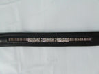 Ecotak black leather straight browband with crystal centre  Ecotak