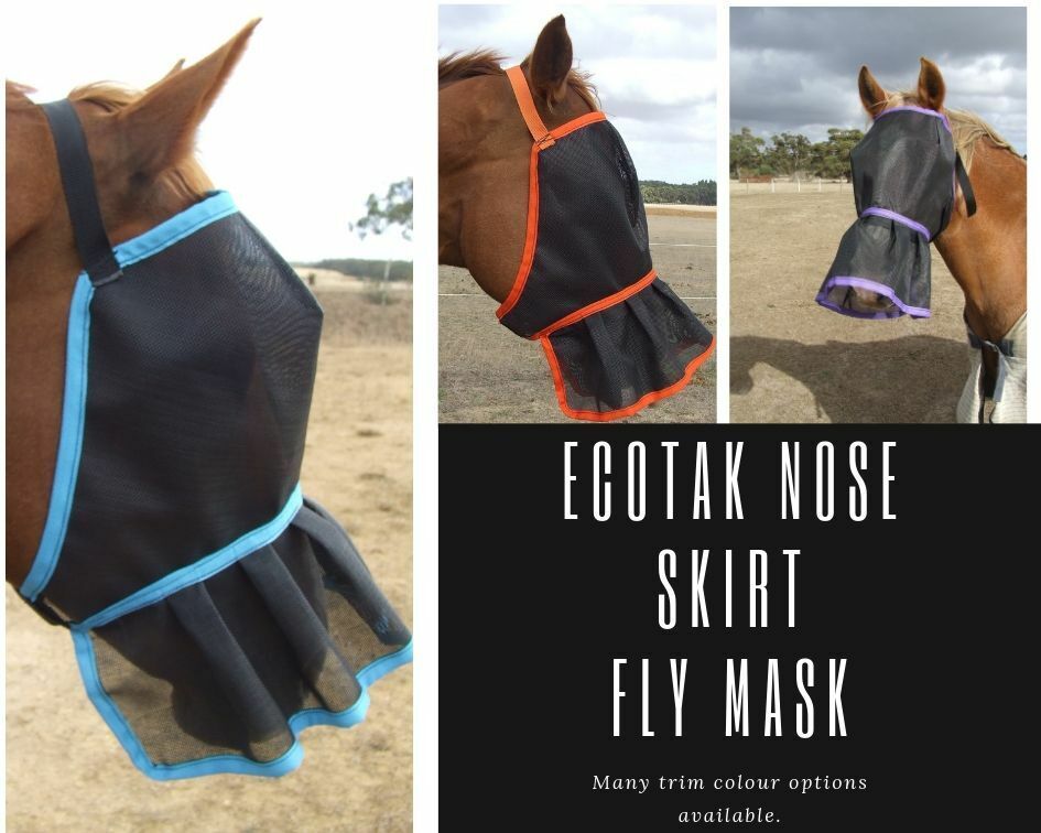 Ecotak fly Mask/Veil with Nose Skirt Frill Ecotak