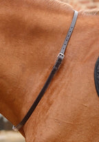 Premier Equine Altino Leather Neck Strap - Black Premier Equine
