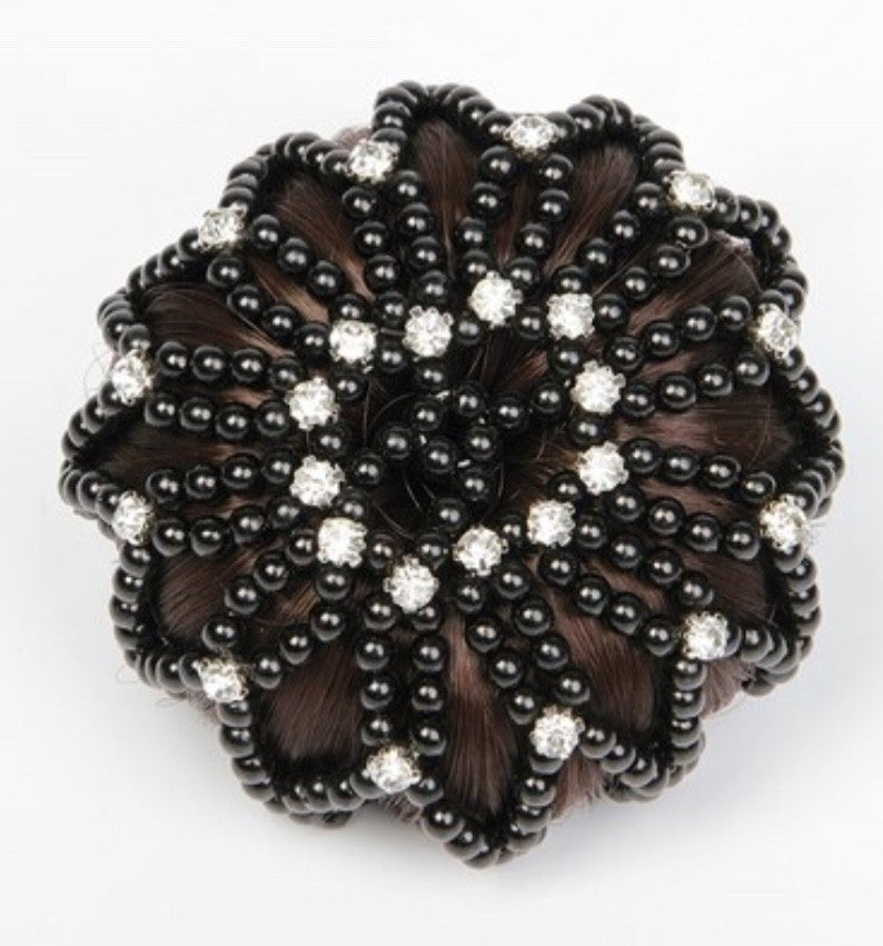 Harry’s Horse hair net bun cover crystal - black  Harrys Horse