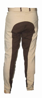 Ecotak 2 tone beige & brown jodhpurs Ecotak