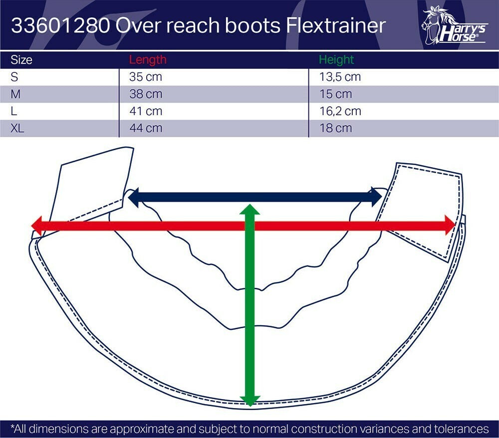 Harry's Horse Flextrainer Over Reach Bell Boots - Navy Harry's Horse