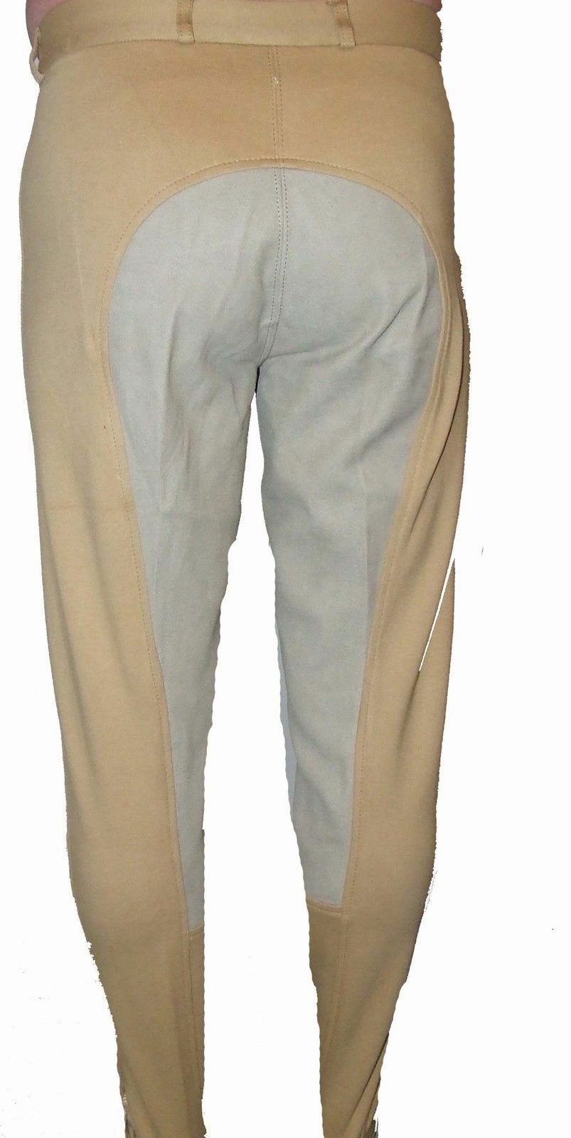 Ecotak beige sticky bum jodhpurs Ecotak