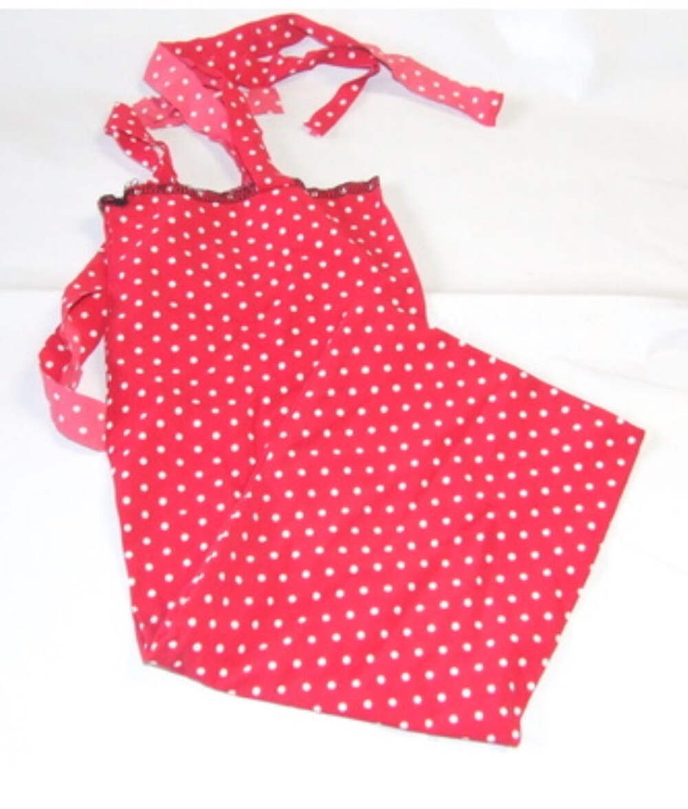 Ecotak Lycra Rugless tie in Tail Bags - Red polka Dot Ecotak