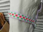 Ecotak purple check halter/headstall  Ecotak