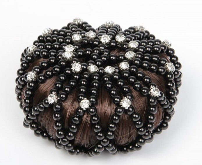 Harry’s Horse hair net bun cover crystal - black  Harrys Horse