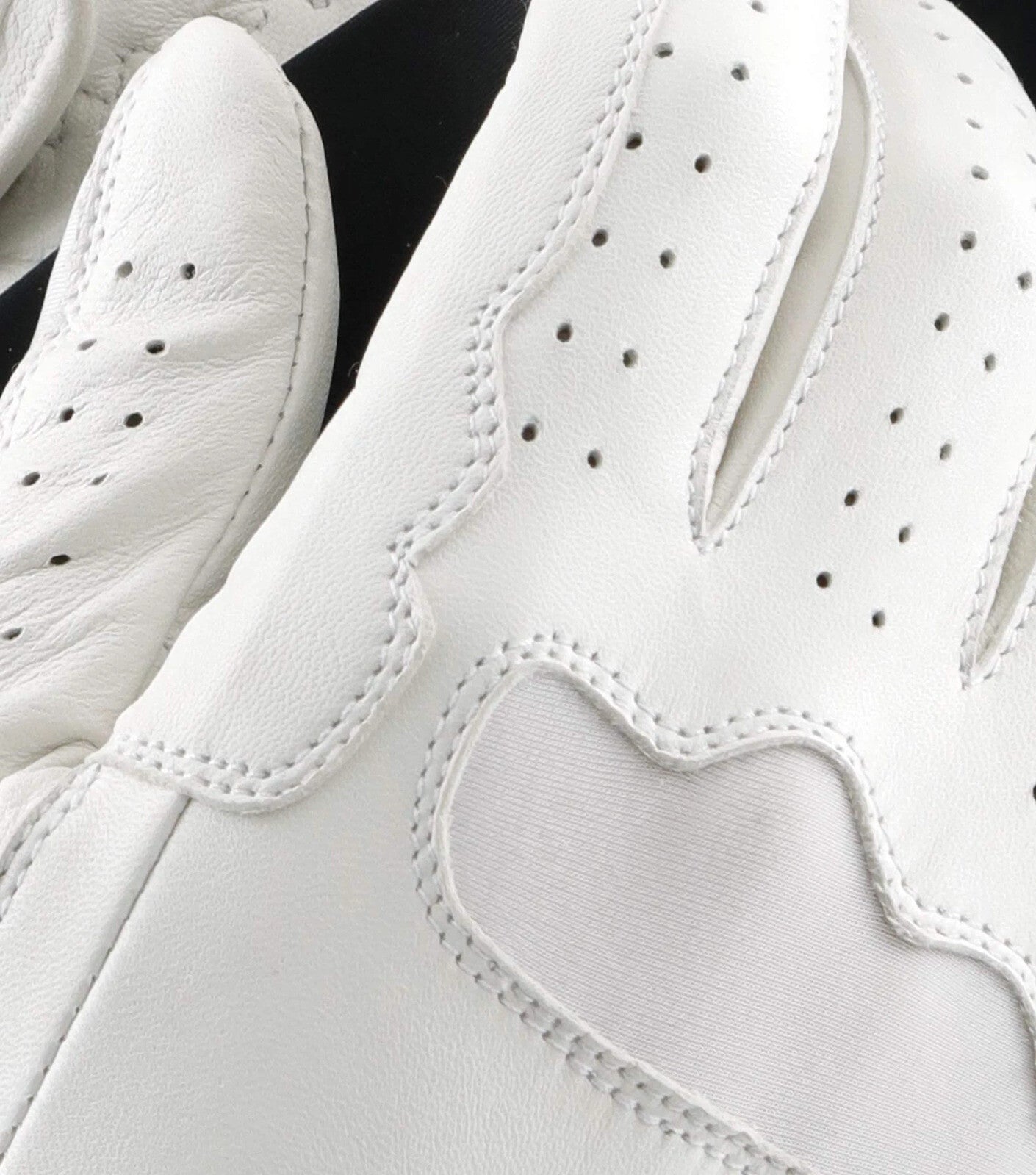 Premier Equine Ladies Mizar Leather Riding Gloves - White Premier Equine