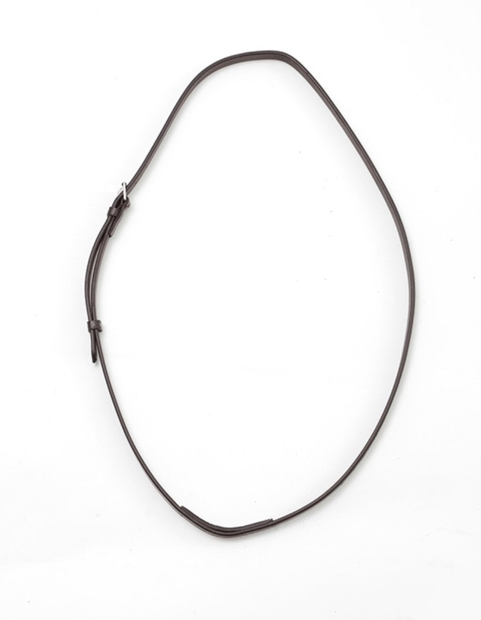 Premier Equine Altino Leather Neck Strap - Dark Brown Premier Equine