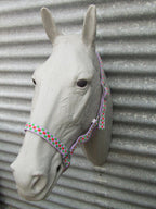 Ecotak purple check halter/headstall  Ecotak