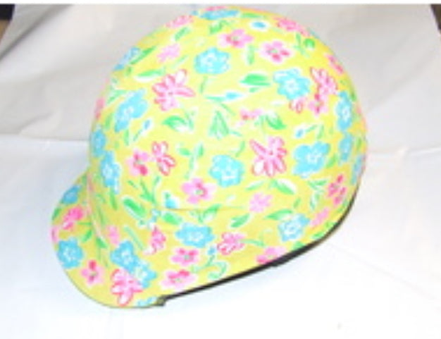 Ecotak Lycra Helmet Cover - Yellow Daisys