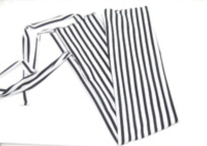 Ecotak Lycra Rugless Tail Bag - Black & White small pony