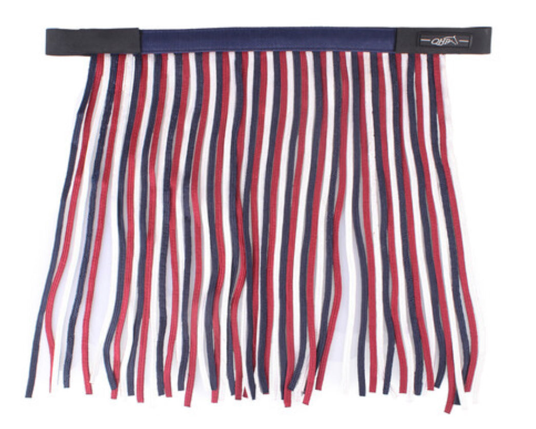 QHP Anti-Fly Fringe Kraftwork navy & red