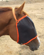 Ecotak fly mask/veil - orange