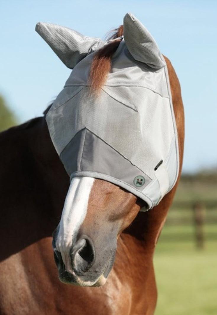 Premier Equine PEI Buster Fly Mask Standard Plus with ears.