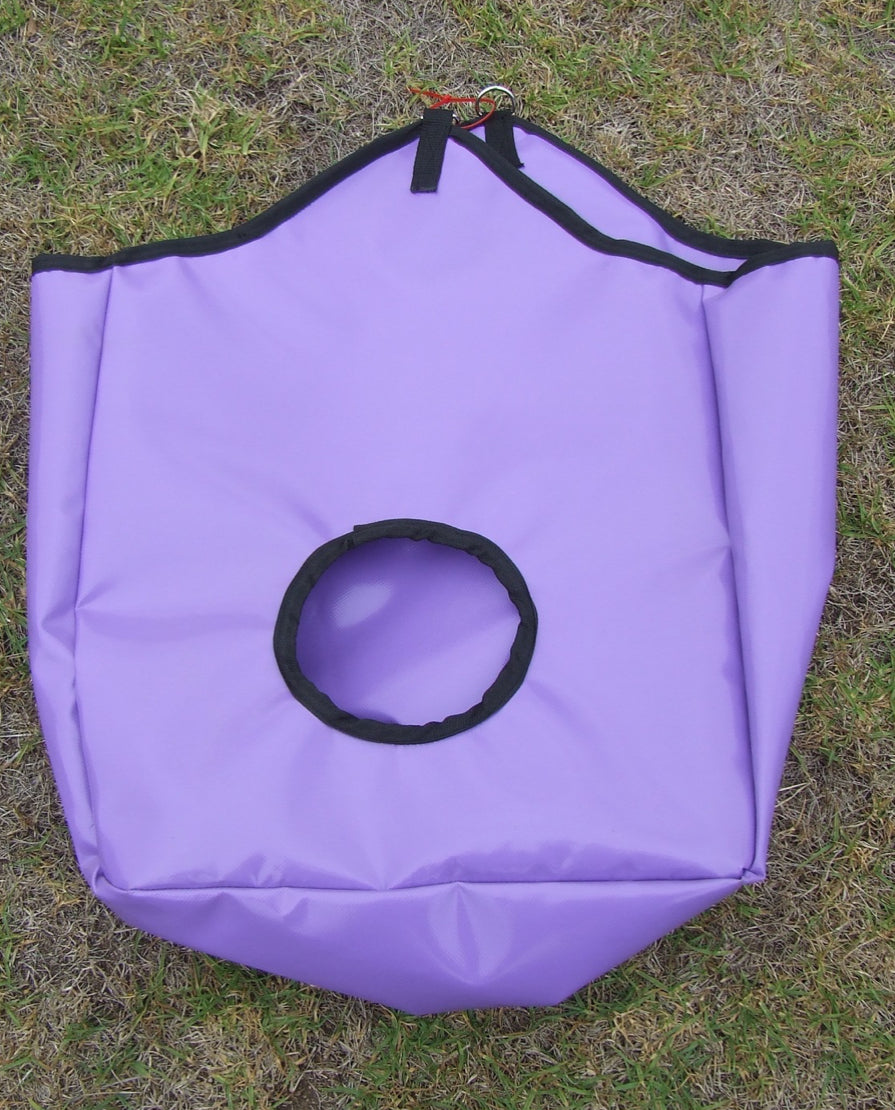 Ecotak PVC Hay Bag - purple/navy