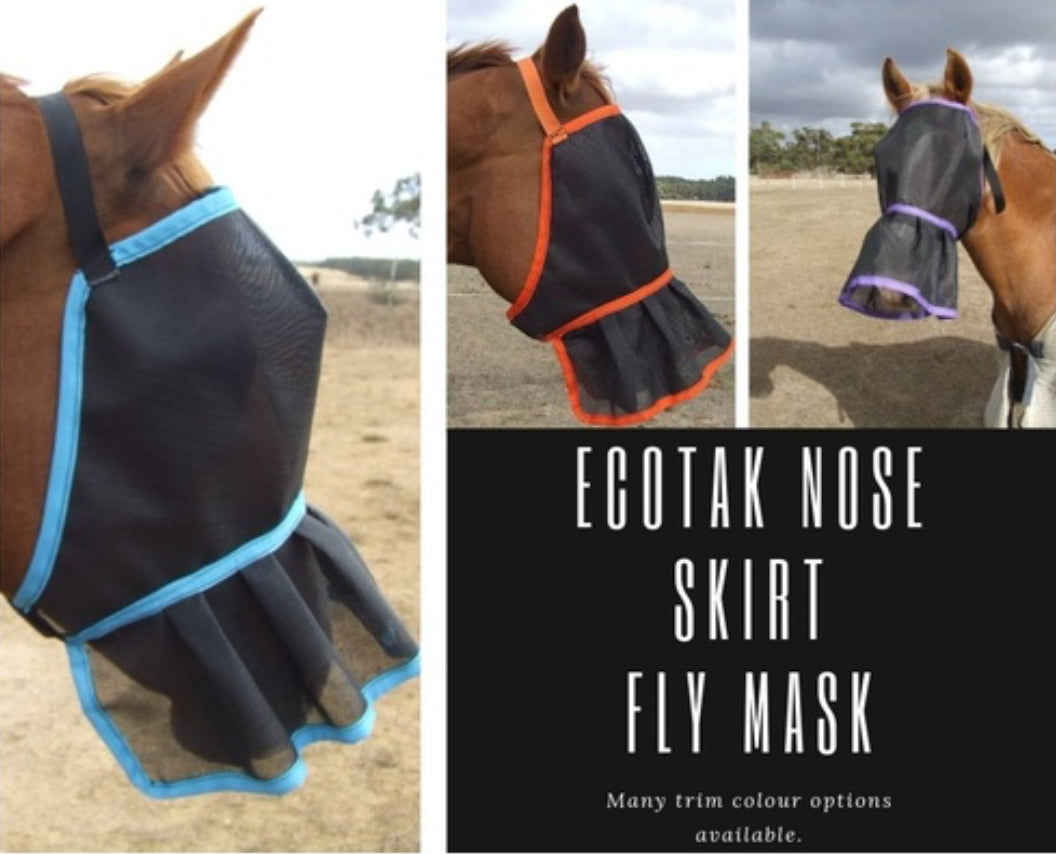Ecotak fly Mask/Veil with Nose Skirt Frill