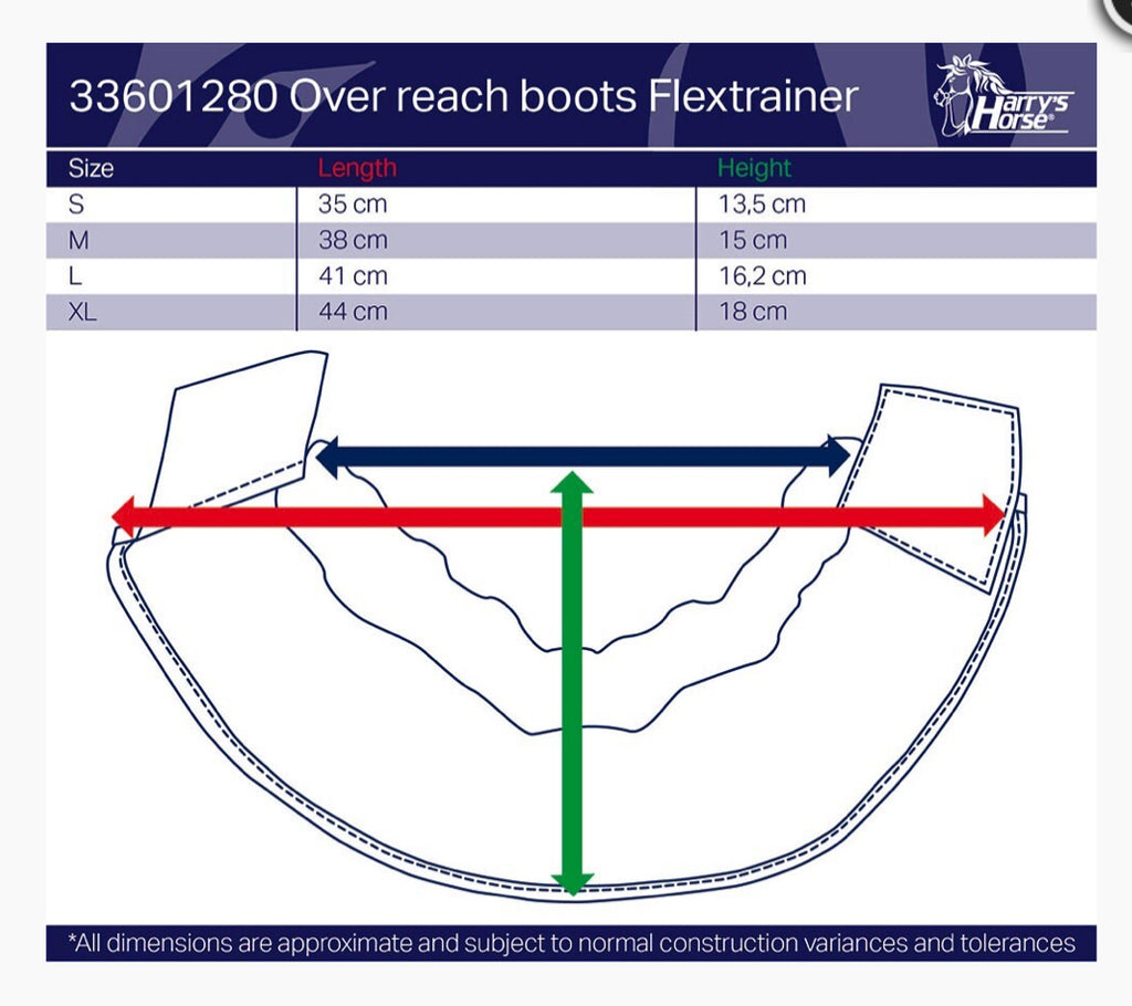 Harry's Horse Flextrainer Over Reach Bell Boots - Navy