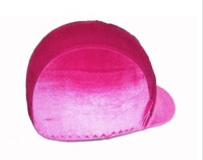 Ecotak Velevt Lycra Helmet Cover - magenta