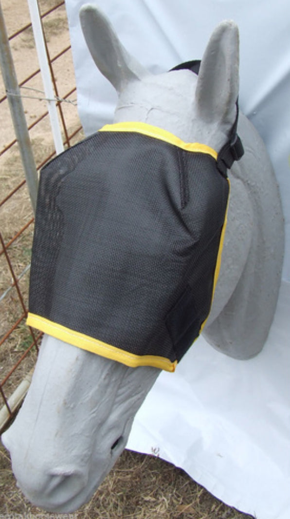 Ecotak fly mask/veil - Yellow