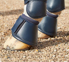 Premier Equine Carbon Wrap Over Reach Boots - Navy