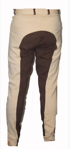 Ecotak 2 tone beige & brown jodhpurs