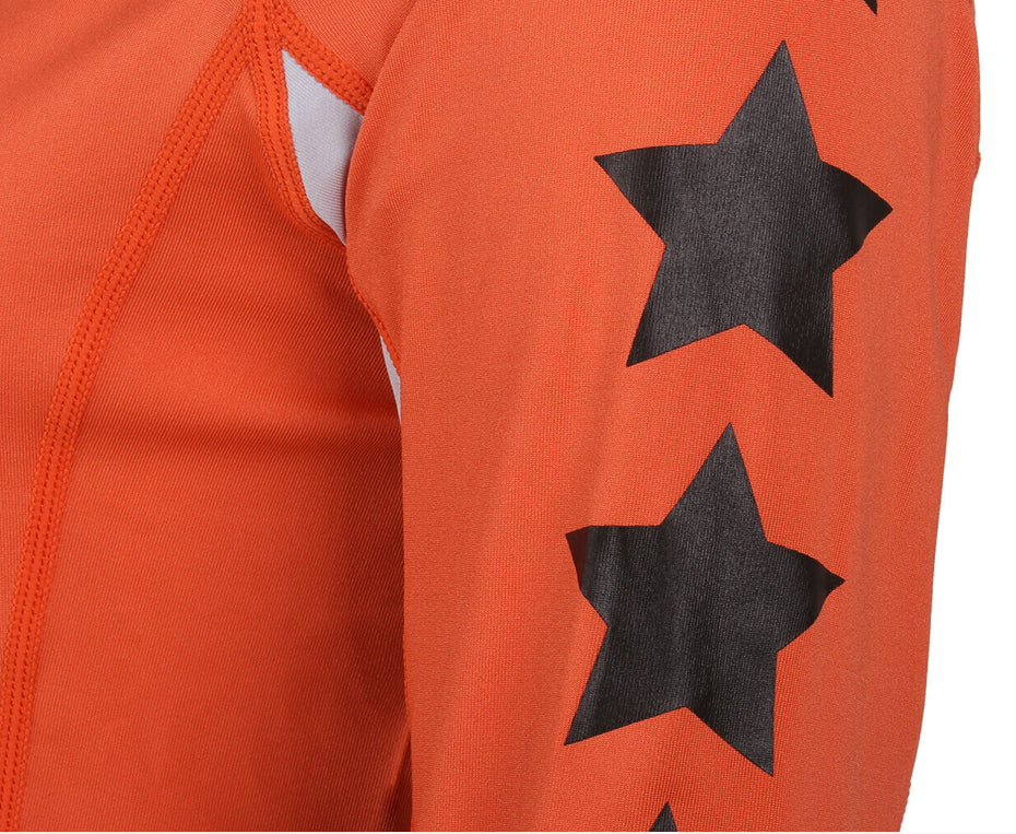 QHP Vegas cross country base layer & helmet cover - flame orange