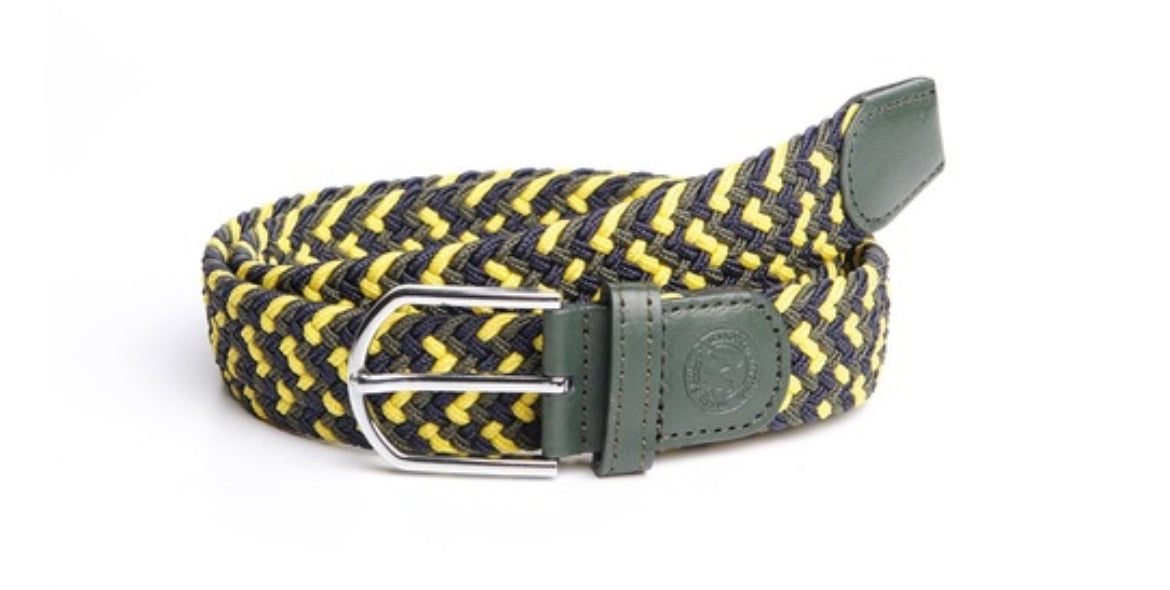 Harry's Horse Su19 stretchy elastic belt - thyme.
