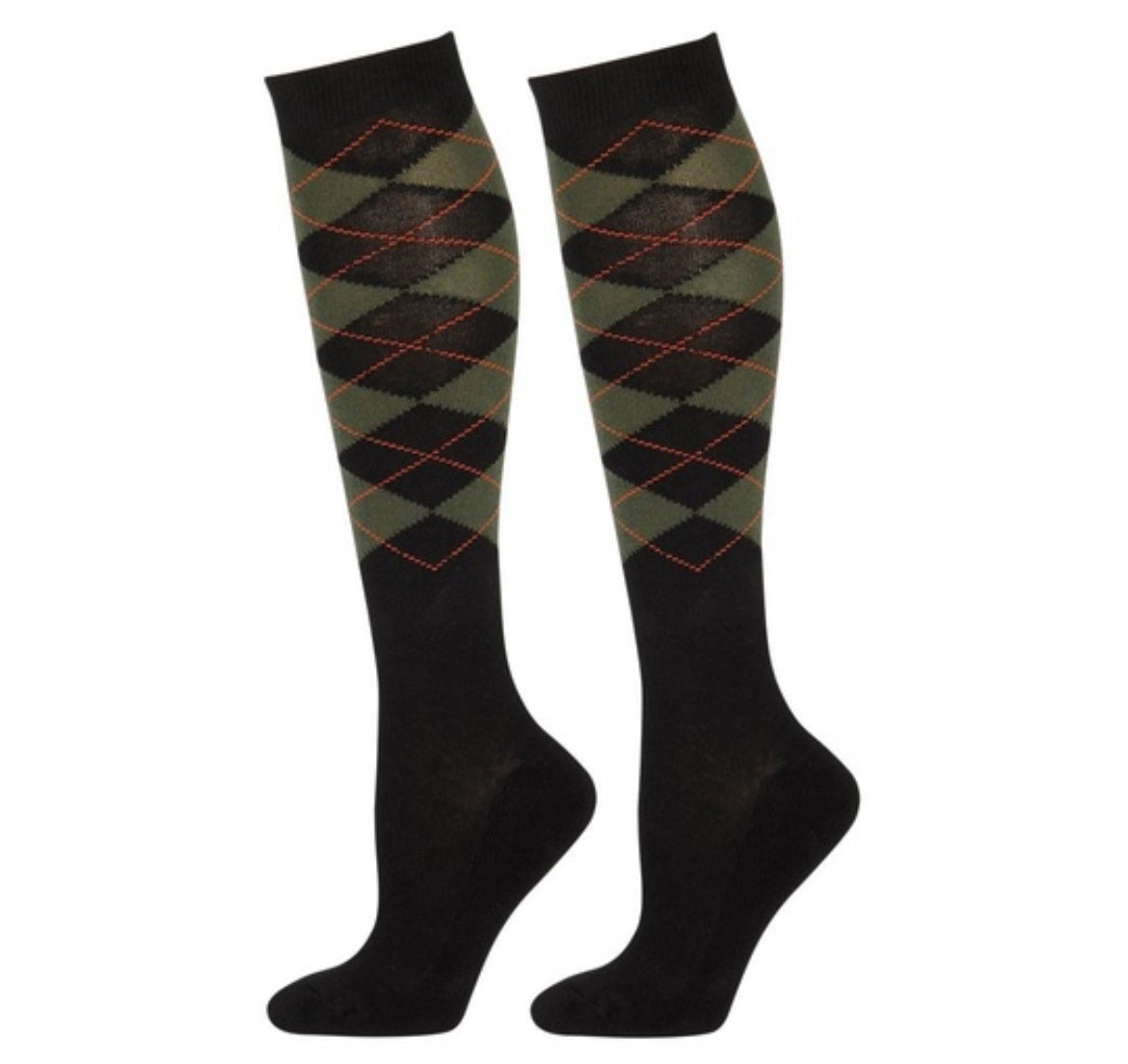 Harry's Horse Long Riding Socks - Forest Night