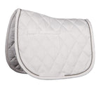 Harry's Horse Next Full Size Dressage Saddle Pad - White/silver