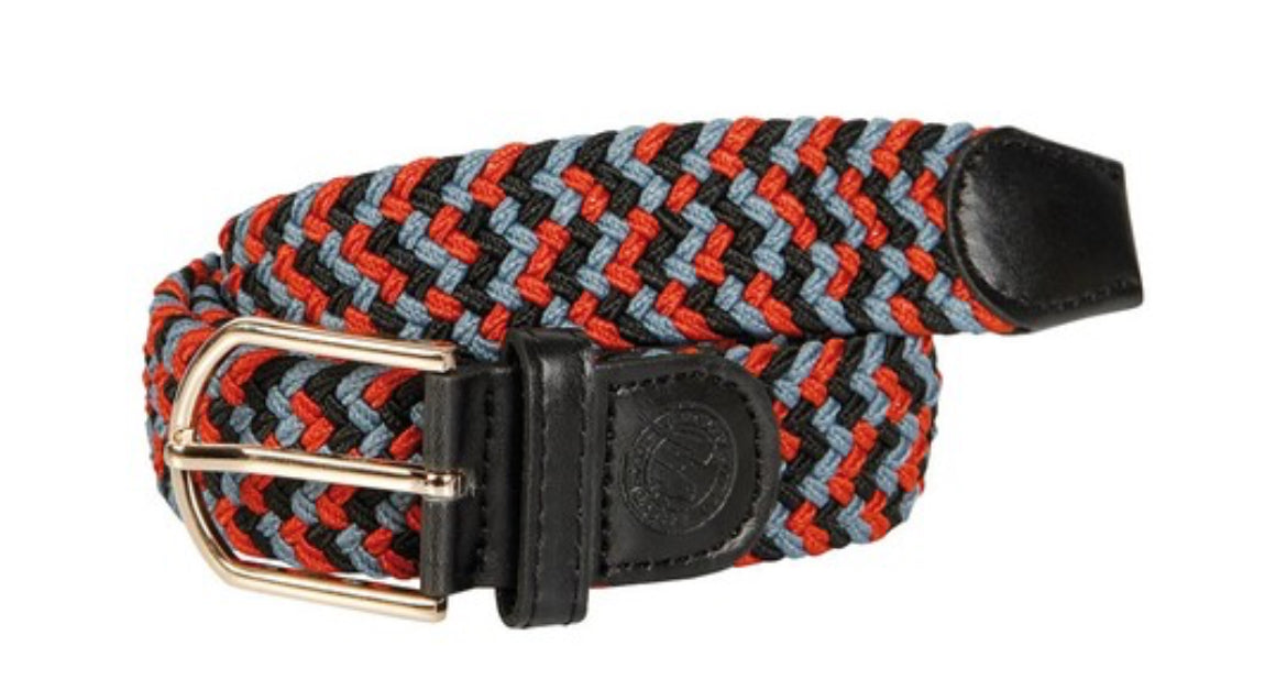 Harry's Horse stretchy elastic belt - jet black 70cm