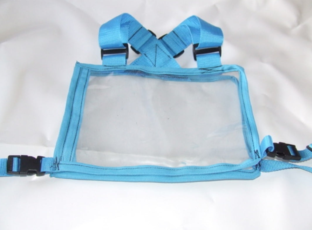 Ecotak Cross Country/Endurance Back Number Holder - Aqua