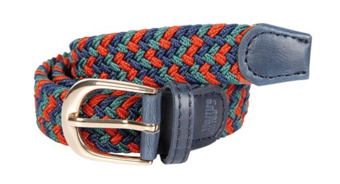 Harry's Horse stretchy elastic belt - dress blues 100cm