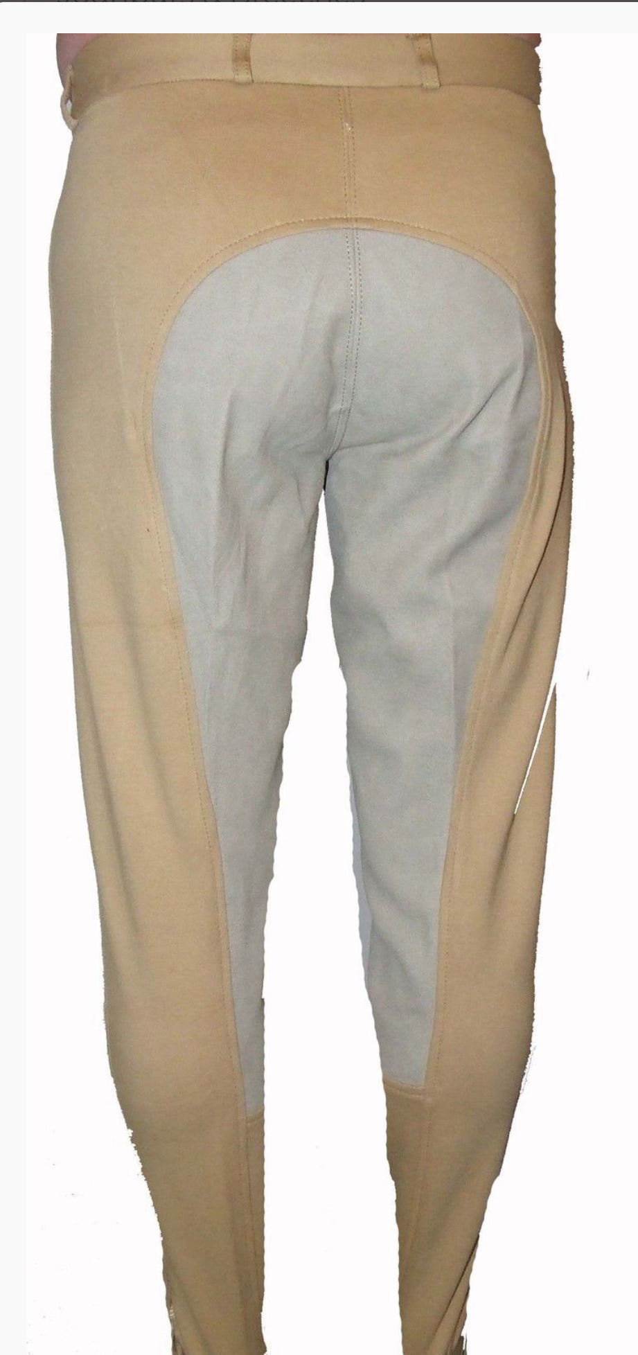 Ecotak beige sticky bum jodhpurs