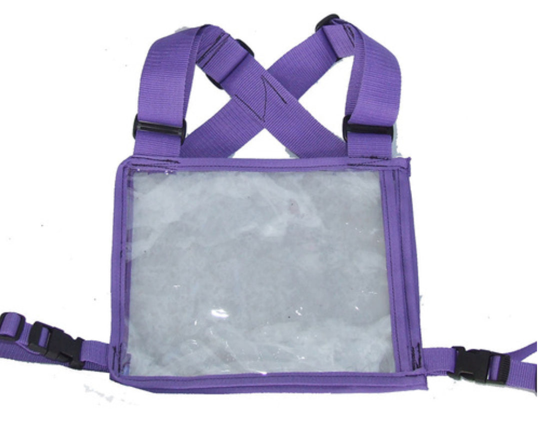 Ecotak Cross Country/Endurance Back Number Holder - Purple