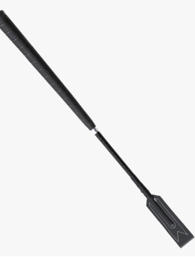 Premier Equine Foligno Jumping Bat/Whip - Black