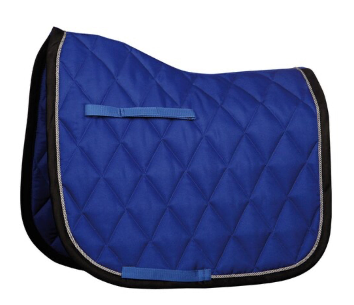 Harry's Horse Next Full Size Dressage Saddle Pad - cobalt/black