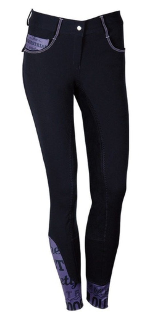 Harry's Horse Otley Plus Sticky Bum Breeches - Total Eclipse Navy Blue