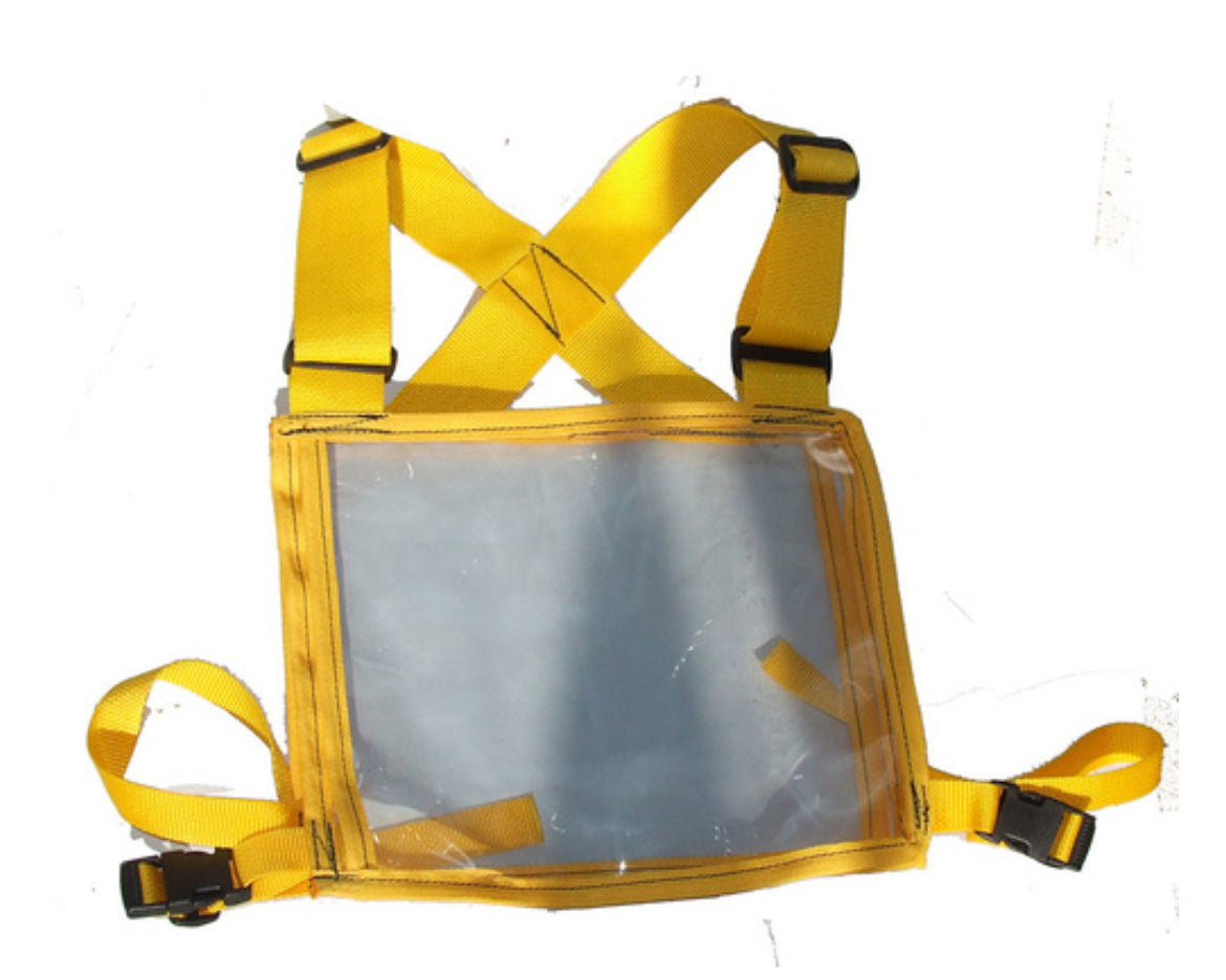 Ecotak Cross Country/Endurance Back Number Holder - Yellow