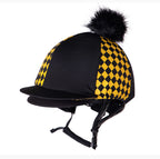 QHP Omaha Lycra Helmet Cover - Citrus