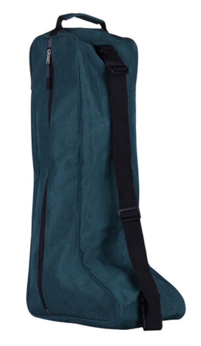QHP horse riding boot bag - dark green
