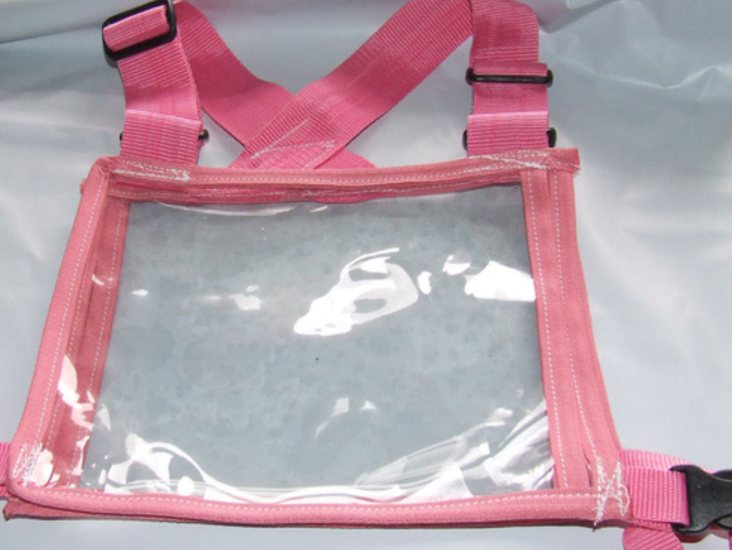 Ecotak Cross Country/Endurance Back Number Holder - Pale Pink